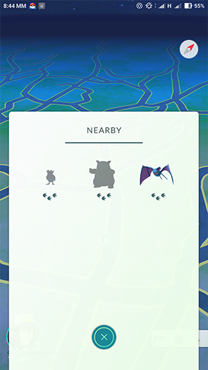 pokemongo nearby pokemon κοντινα ποκεμον